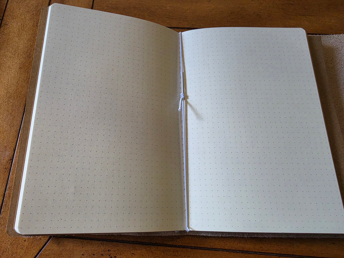Champagne Gold Textured Leather A5 Journal