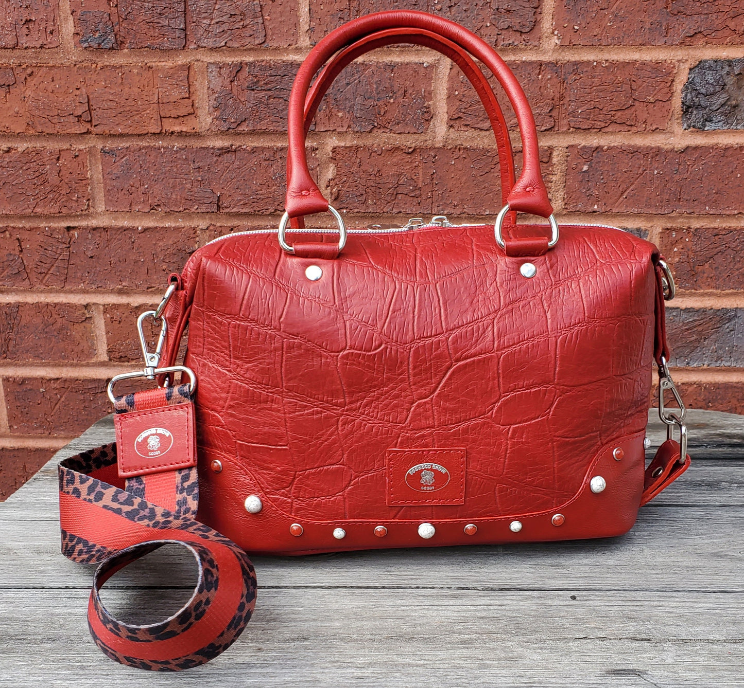 Red Leather Handbag