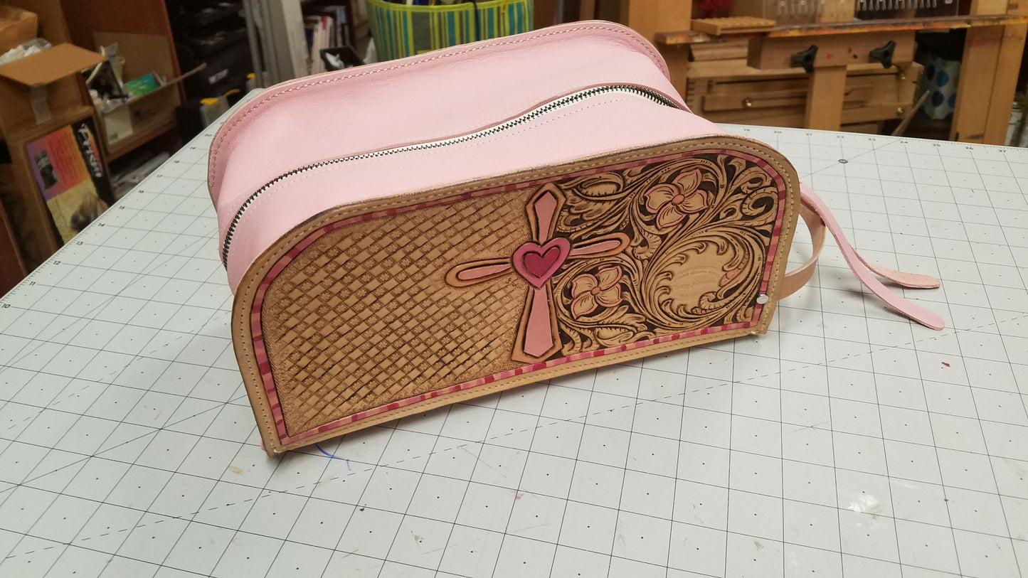 Ladies Leather Travel Bag