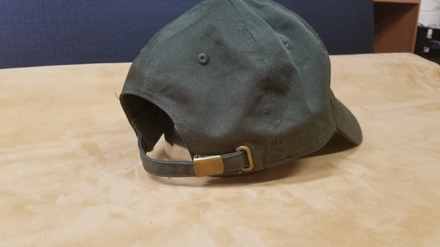 Cap with Hand Tooled Leather Patch