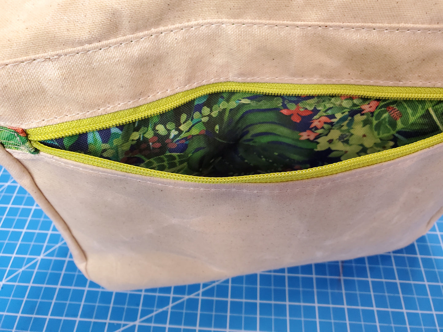 Waxed Canvas Messenger Bag