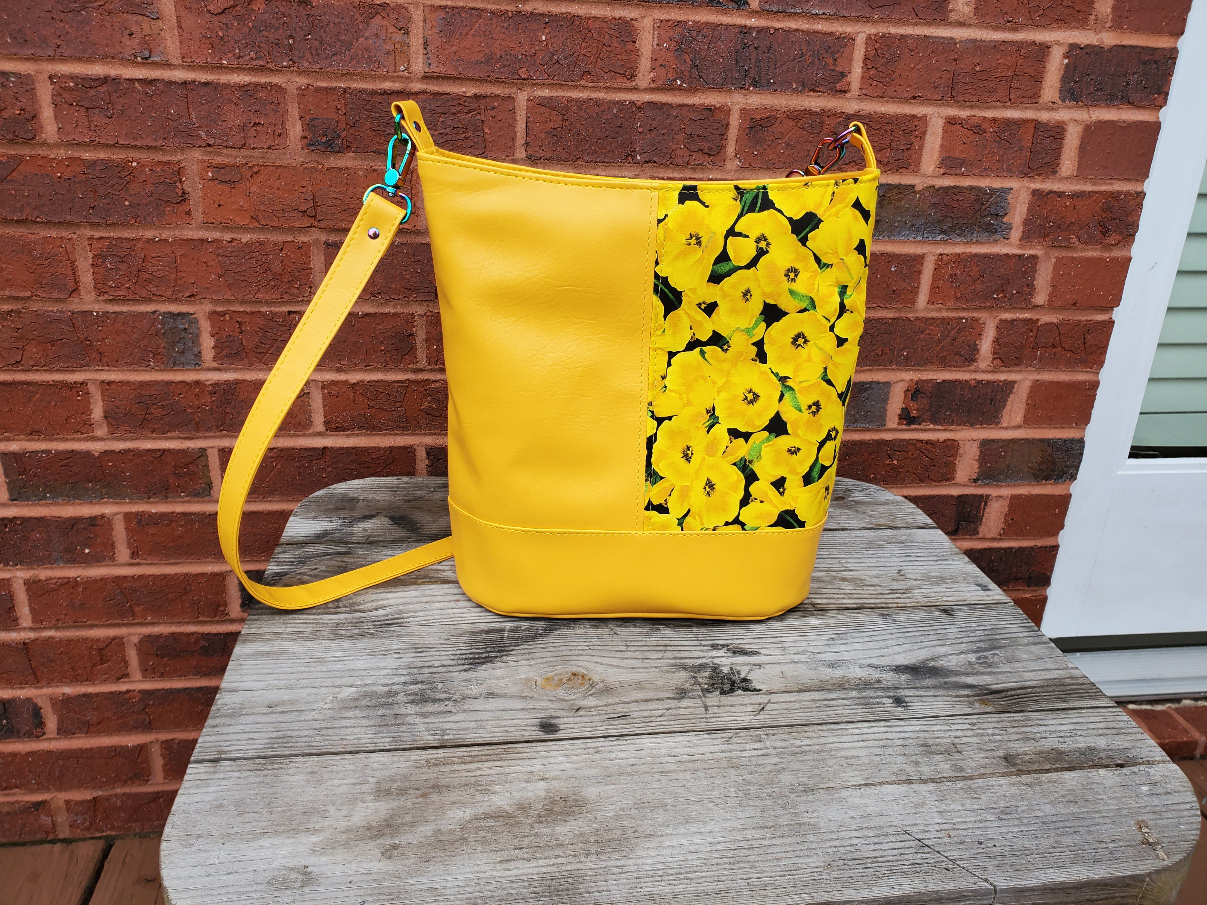 Bonnie Bucket Bag Yellow Dogwood Grove Goods