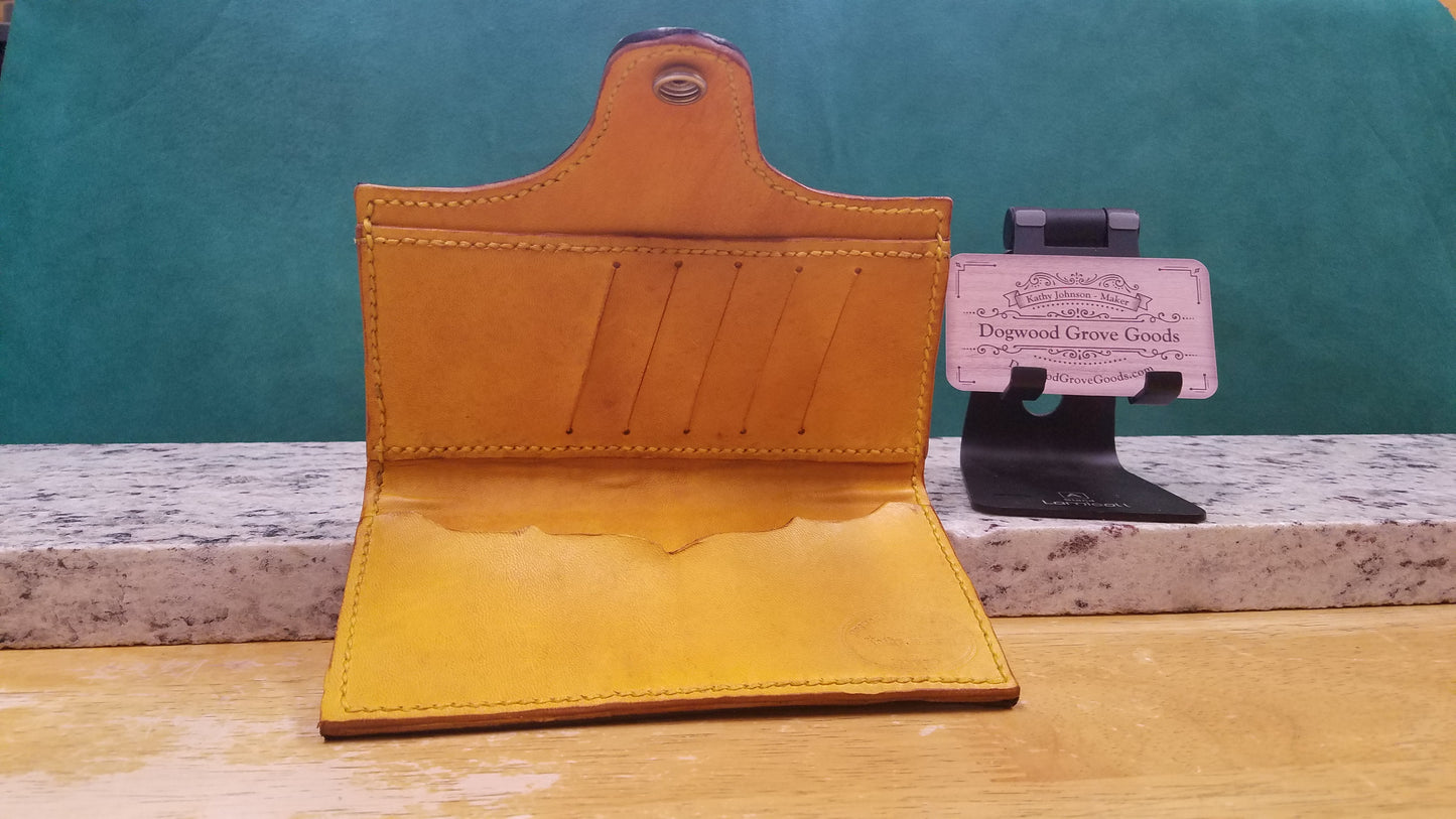 Sunflower clutch wallet