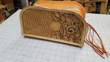 Load image into Gallery viewer, Hand Tooled Leather Travel Bag
