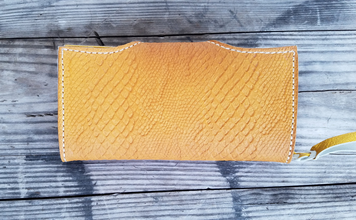 Yellow Clutch Wallet