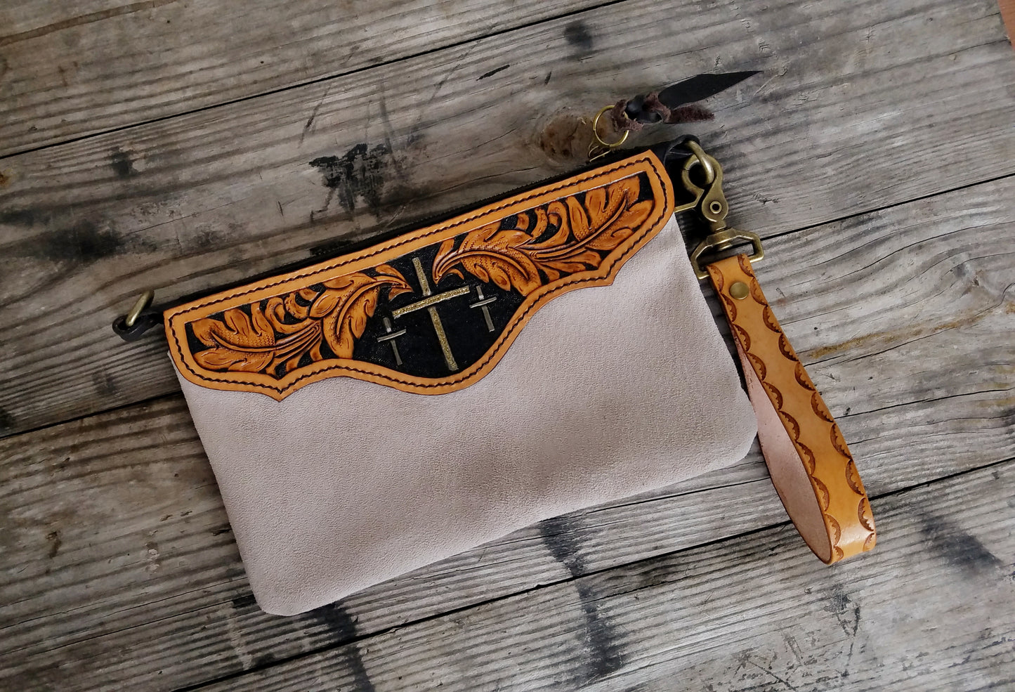 Wristlet with Cross