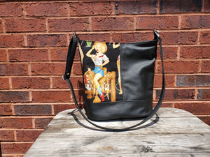 Bonnie Bucket Bag- Cowgirl Theme