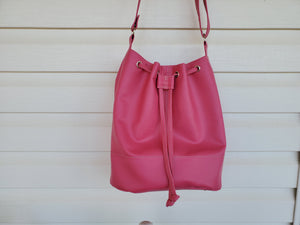 Bonnie Bucket Bag- Hot Pink
