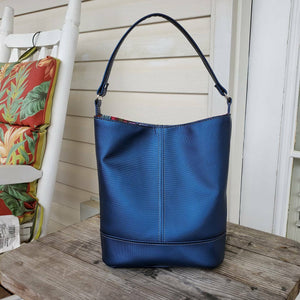Bonnie Bucket Bag - blue